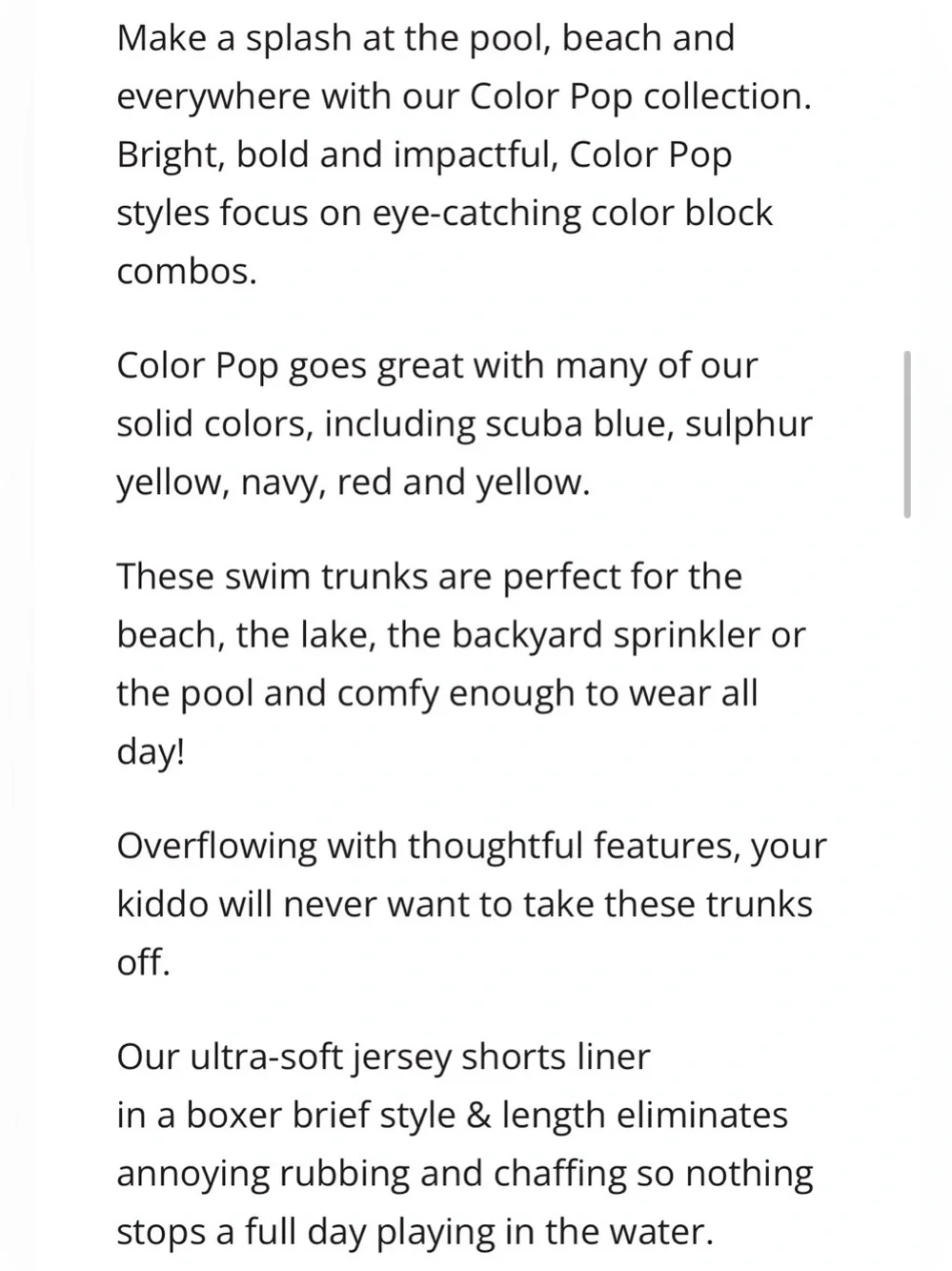Swimzip Boy’s Colorblock Blue Stripe Swim Trunks